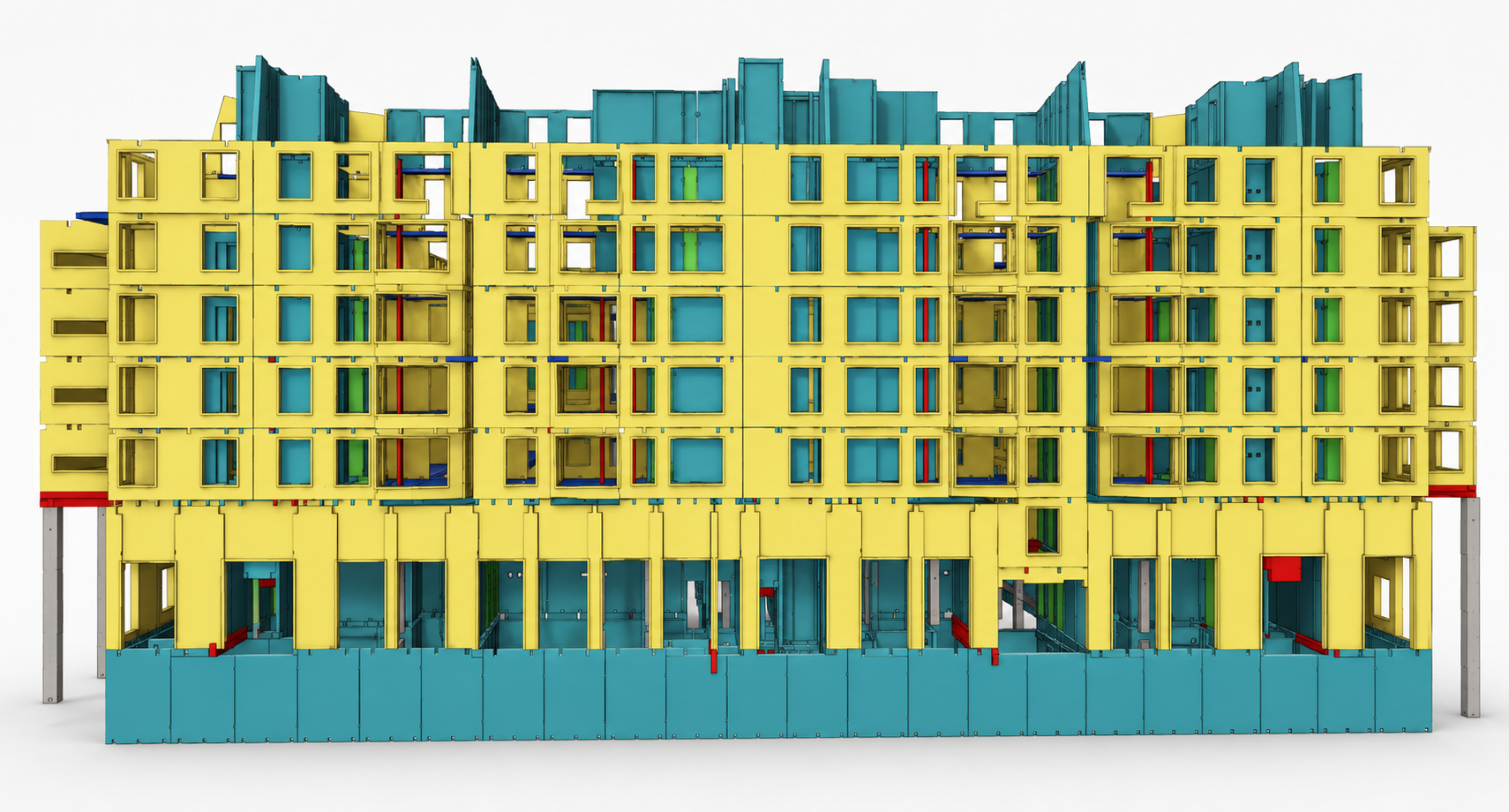 KV. ALNEN — Tekla Model 1
