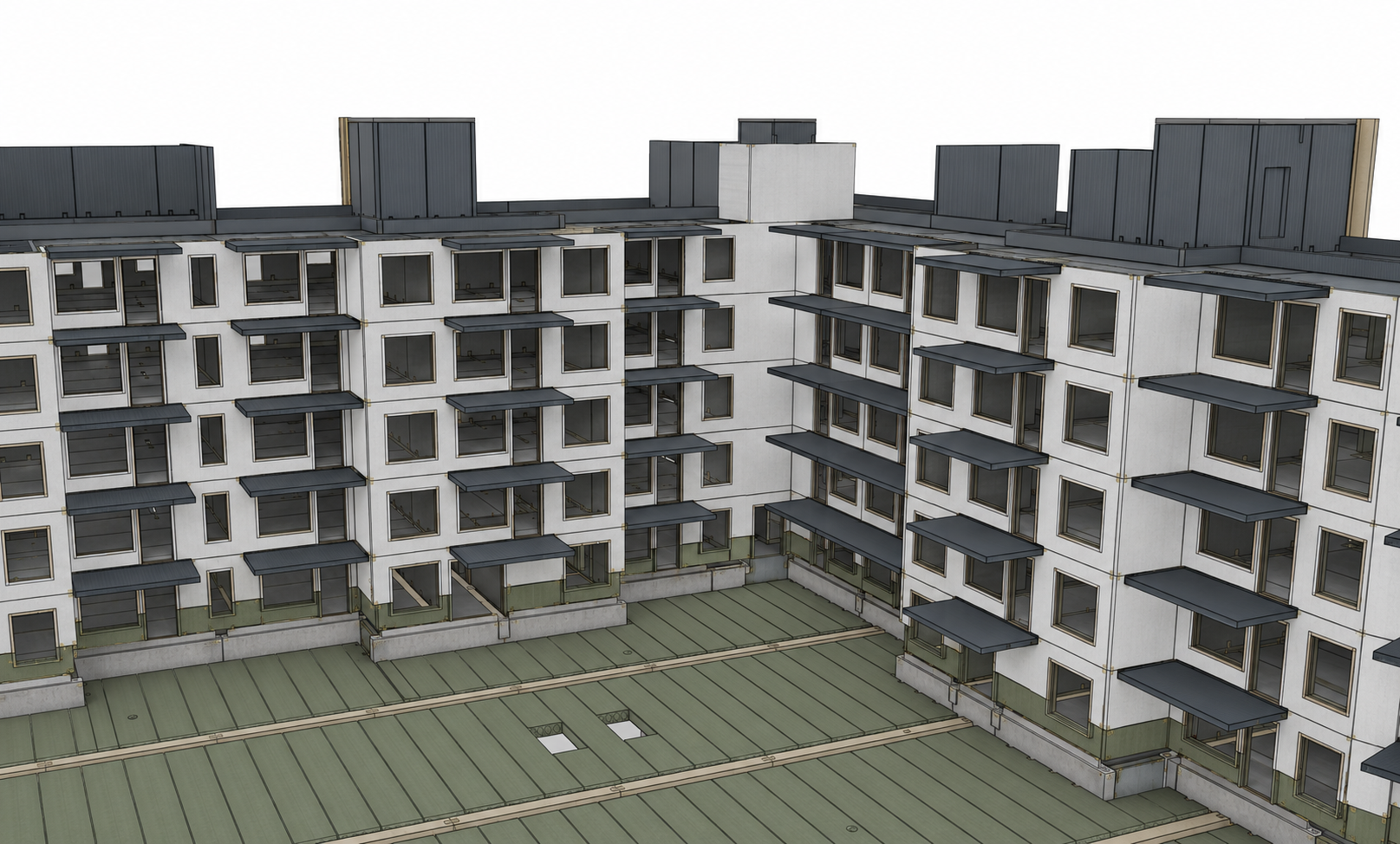 KV. LILJEKONVALJEN — Tekla Model 1